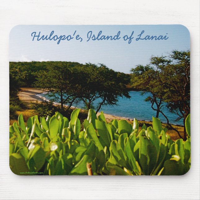 Hawaiian Island of Lanai Photo Mouse Mat (Front)