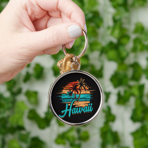 Hawaiian Island Tropical Hawaii Vacation Key Ring