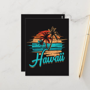 Hawaiian Island Tropical Hawaii Vacation Postcard
