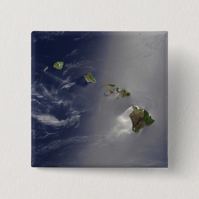 Hawaiian Islands 15 Cm Square Badge (Front)