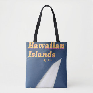 Hawaiian Islands commercial travel poster Tote Bag