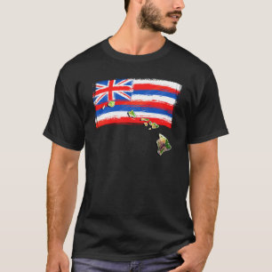 Hawaiian Islands Hawaii Flag T-Shirt