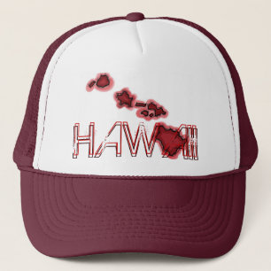 Hawaiian islands hawaii hat