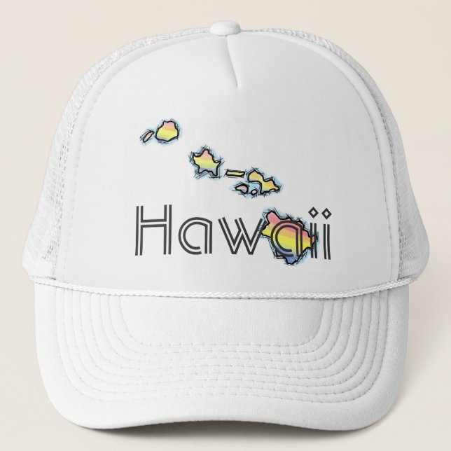 Hawaiian islands Hawaii hat (Front)