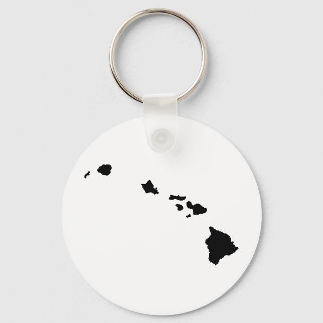 Hawaiian Islands Key Ring (Front)