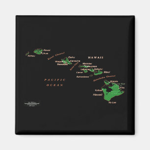Hawaiian Islands Magnet