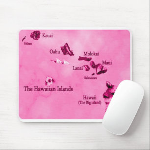 Hawaiian islands mouse mat