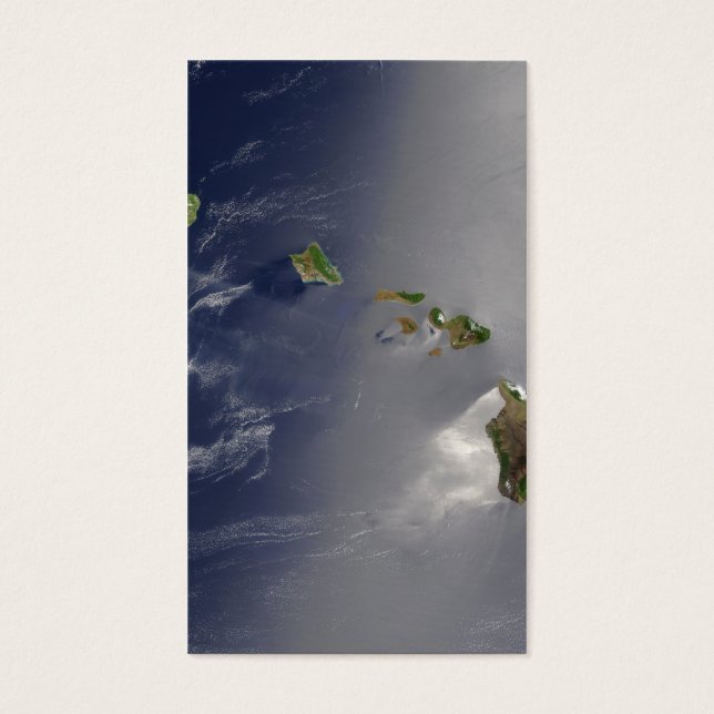 Hawaiian Islands Satellite View (Front)