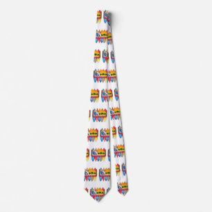 Hawaiian Islands Surfing Tie