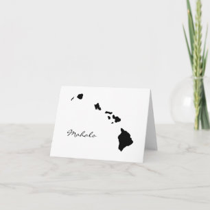 Hawaiian Islands Thank you cards