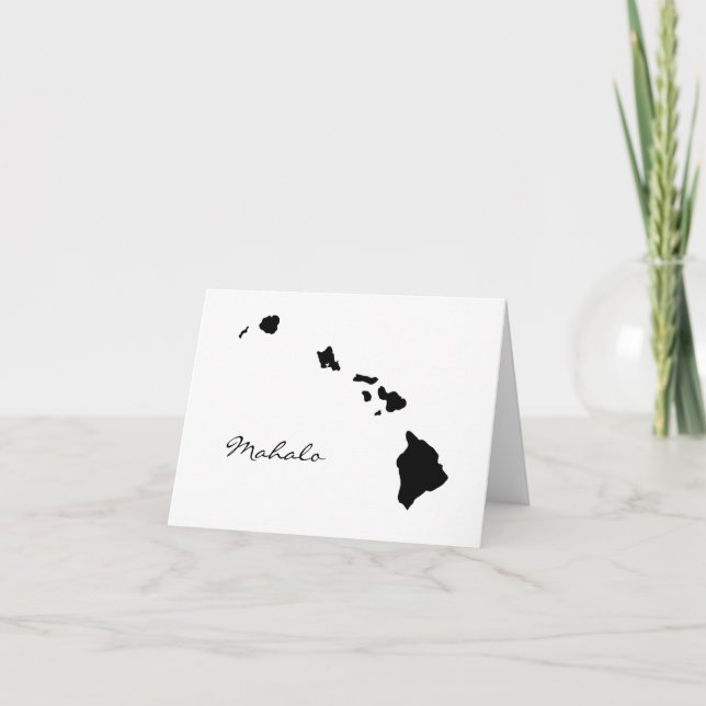 Hawaiian Islands Thank you cards (Front)