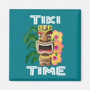 Hawaiian Islands Tiki Statue Magnet
