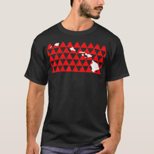 Hawaiian Islands Tribal Shark T Hi Hawaii T-Shirt