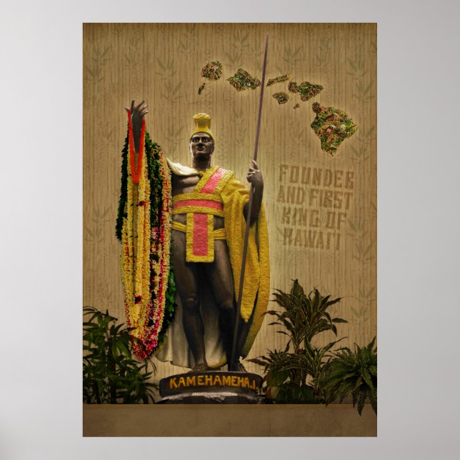 Hawaiian King Kamehameha I. Poster (Front)