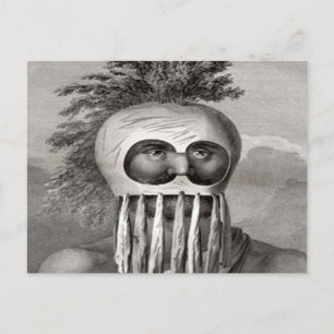 Hawaiian Koa Warrior Postcard