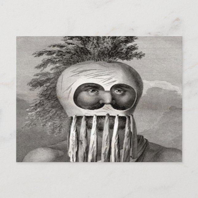 Hawaiian Koa Warrior Postcard (Front)