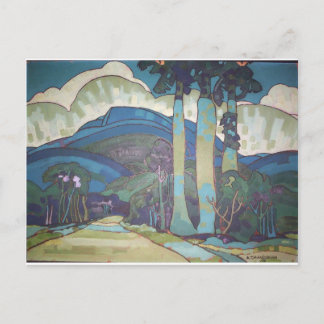 Hawaiian Landscape by Arman Manookian, 1928 Postcard