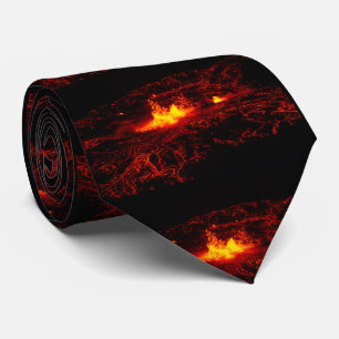 Hawaiian Lava Flow Tie