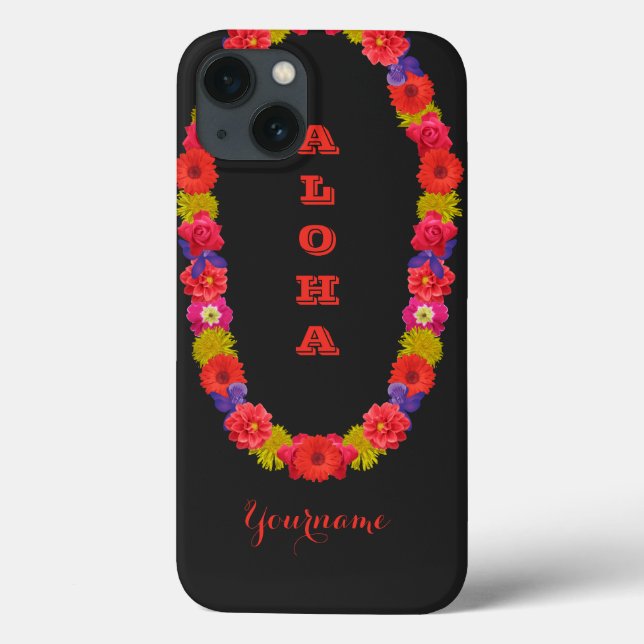 Hawaiian Lei custom cases (Back)