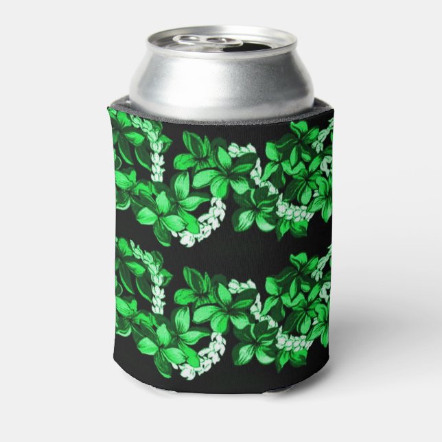 Hawaiian lei print can cooler (Can Back)