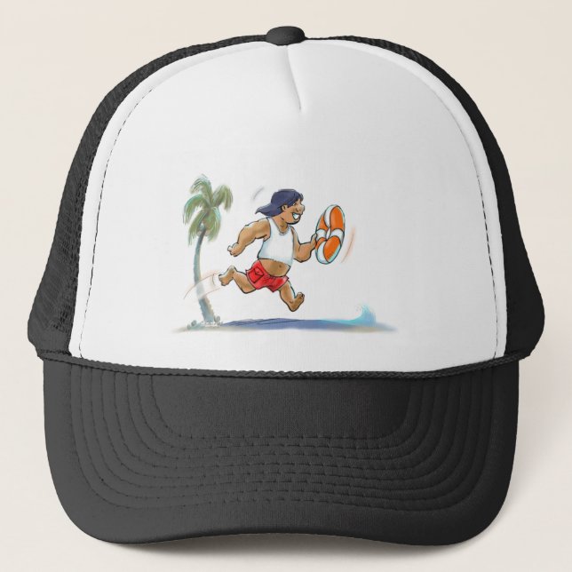 hAwAiiAn LiFeGuArD Trucker Hat (Front)