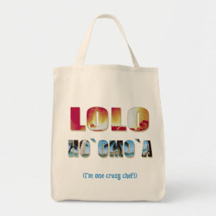 Hawaiian "Lolo Ho`omo`a" Grocery Tote Bag