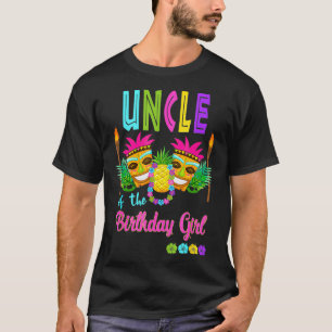 Hawaiian Luau Birthday Party Matching Tiki Outfit T-Shirt