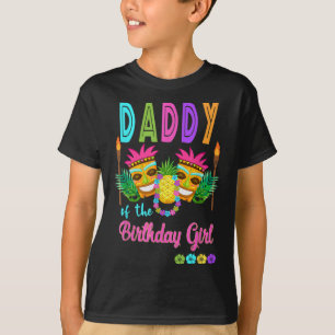 Hawaiian Luau Birthday Party Matching Tiki Outfit  T-Shirt