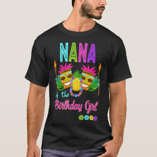 Hawaiian Luau Birthday Party Matching Tiki Outfit T-Shirt