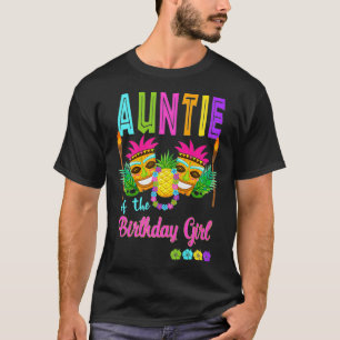Hawaiian Luau Birthday Party Matching Tiki T-Shirt