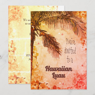 Hawaiian Luau Invitation