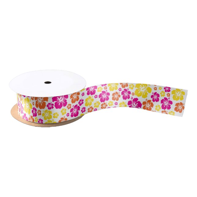 Hawaiian Luau Kid's Birthday Party Satin Ribbon (Spool)