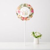 Hawaiian Luau Sweet Sixteen Floral Pattern ID1092 Balloon (In SItu)