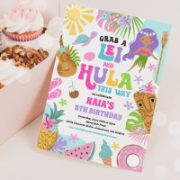 Hawaiian Luau Tropical Summer Pool Birthday Party