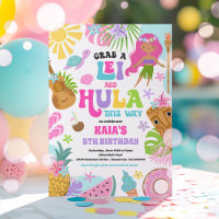 Hawaiian Luau Tropical Summer Pool Birthday Party