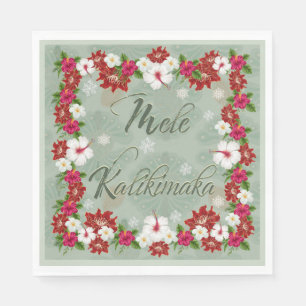 Hawaiian Mele Kalikimaka Paper Napkins