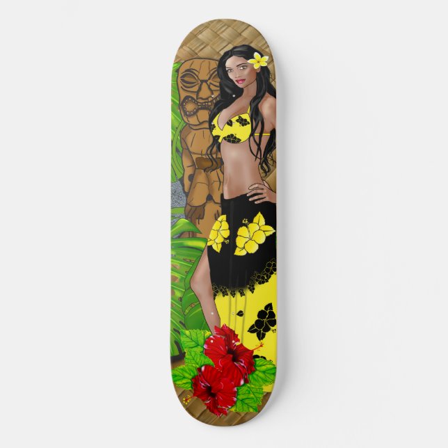 Hawaiian Mix Skateboard (Front)