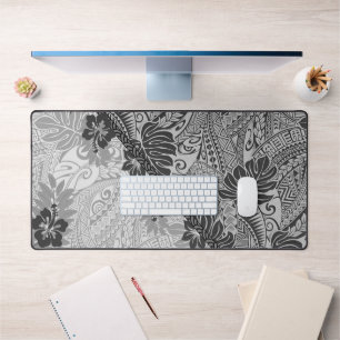 Hawaiian Monstera Tapa Fusion Desk Mat
