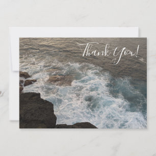 Hawaiian Ocean Natural Landscape Thank You Card
