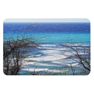 Hawaiian Ocean View Photo Magnet