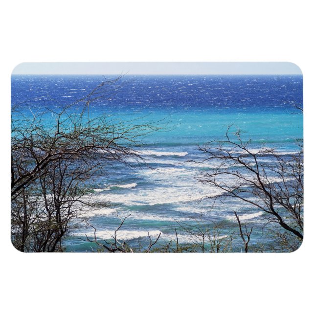 Hawaiian Ocean View Photo Magnet (Horizontal)