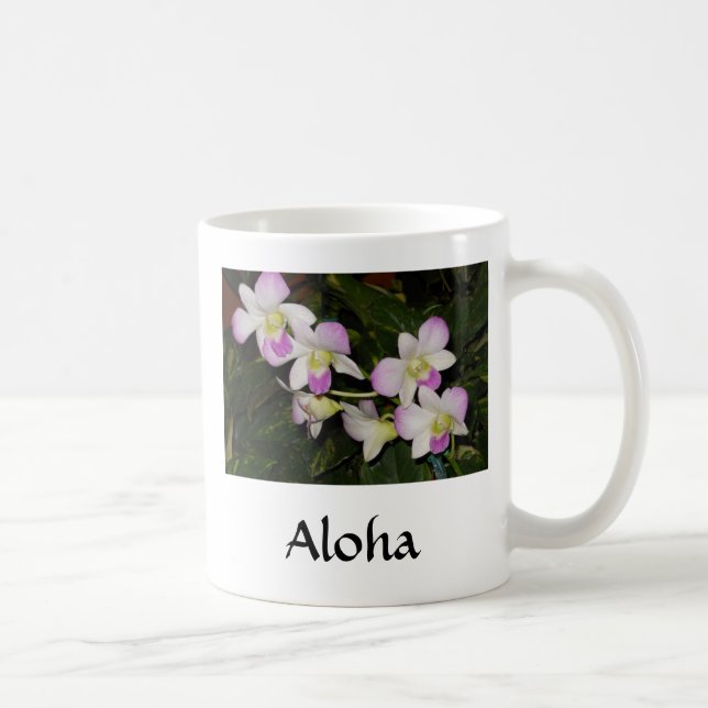 Hawaiian Orchid coffee mug (Right)