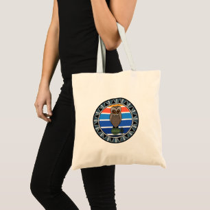 Hawaiian Owl Pueo Cartoon Tote Bag
