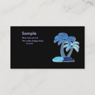 Hawaiian Palm tree Profile card