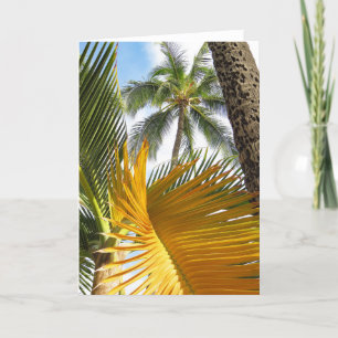 Hawaiian Palms Thank You Card