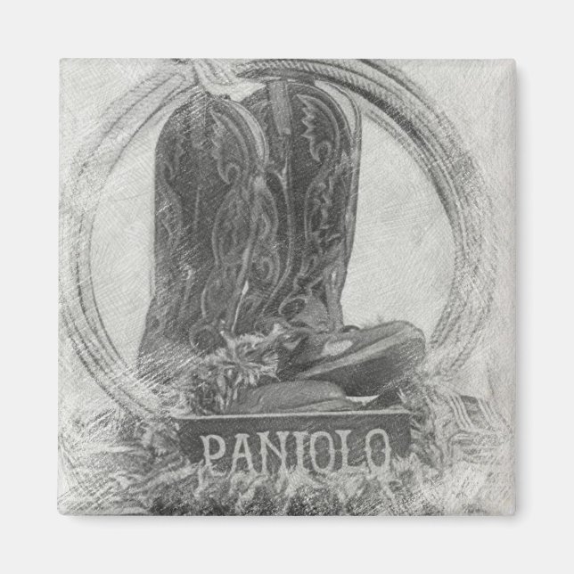Hawaiian Paniolo Magnet (Front)