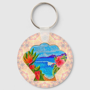 Hawaiian Paradise Key Ring
