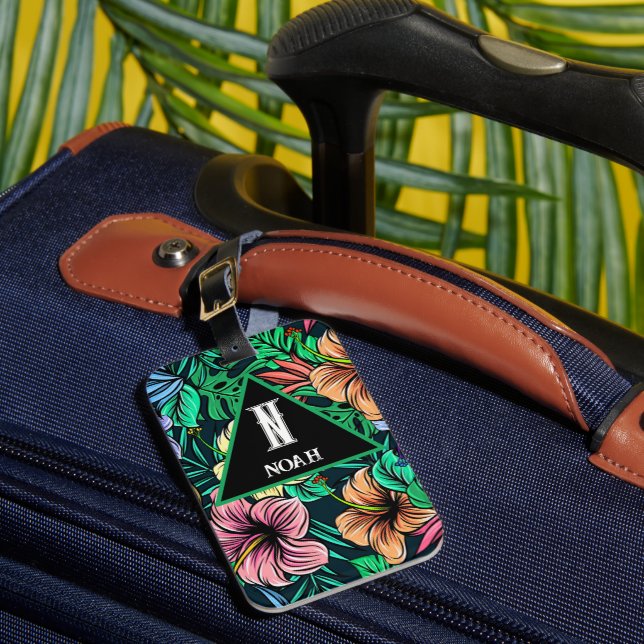 Hawaiian  Paradise Luggage Tag (Front Insitu 1)