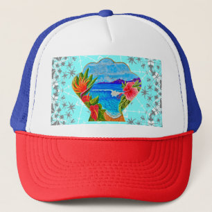 Hawaiian Paradise Trucker Hat