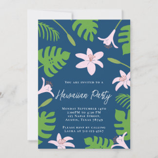 Hawaiian Party Invite